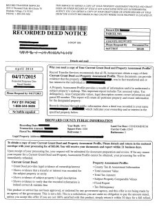 Record Deed Scam